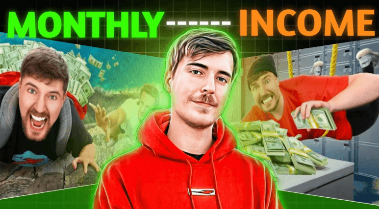 Mr Beast Monthly Income in Rupees